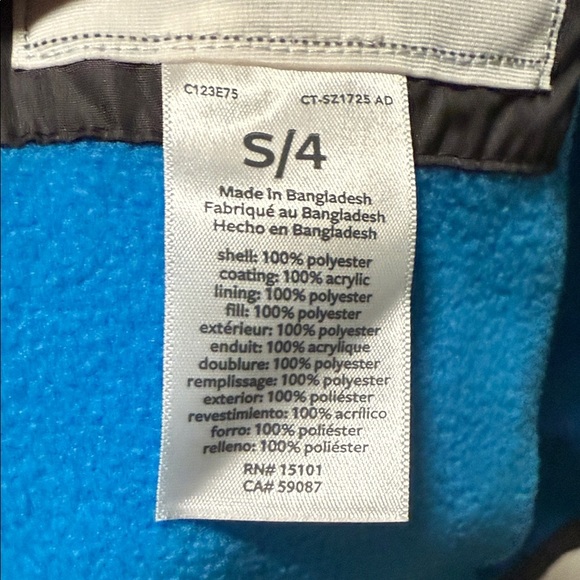 Carter’s Kids Gray and Black Hooded Jacket size S/4 - Picture 6 of 6